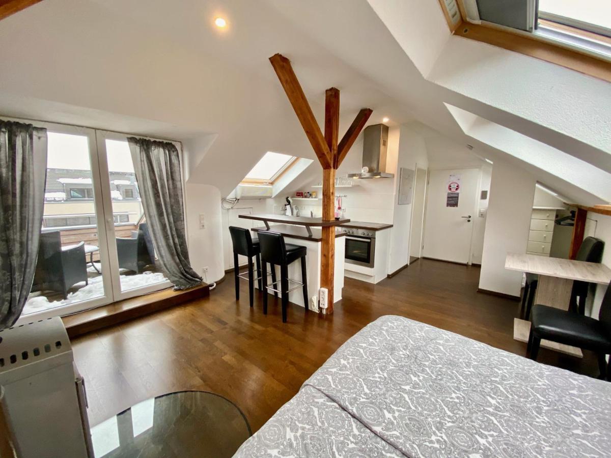 Wohnen Ueber Den Daechern Von Ravensburg, Stadtnah, Kamin, Klima Apartment Екстериор снимка